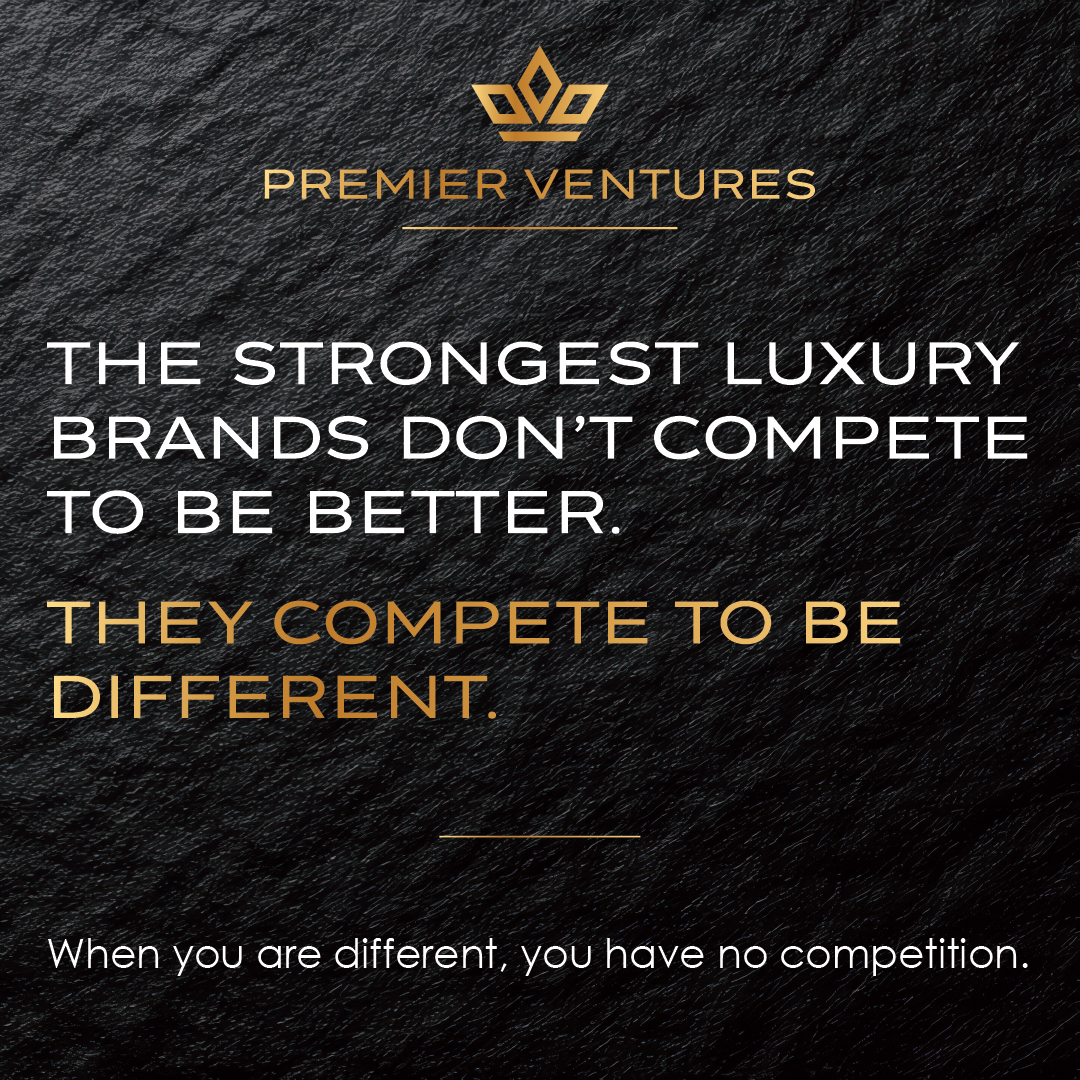 The strongest luxury brands don't compete to be better